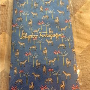 NWT Salvatore Ferragamo zebra tropical tie